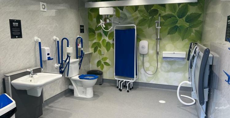 An accessible 'Changing Places' area and toilet.