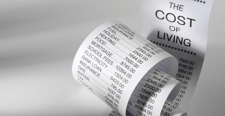 Cost of living receipt